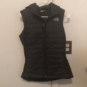 North Face black vest Size Small